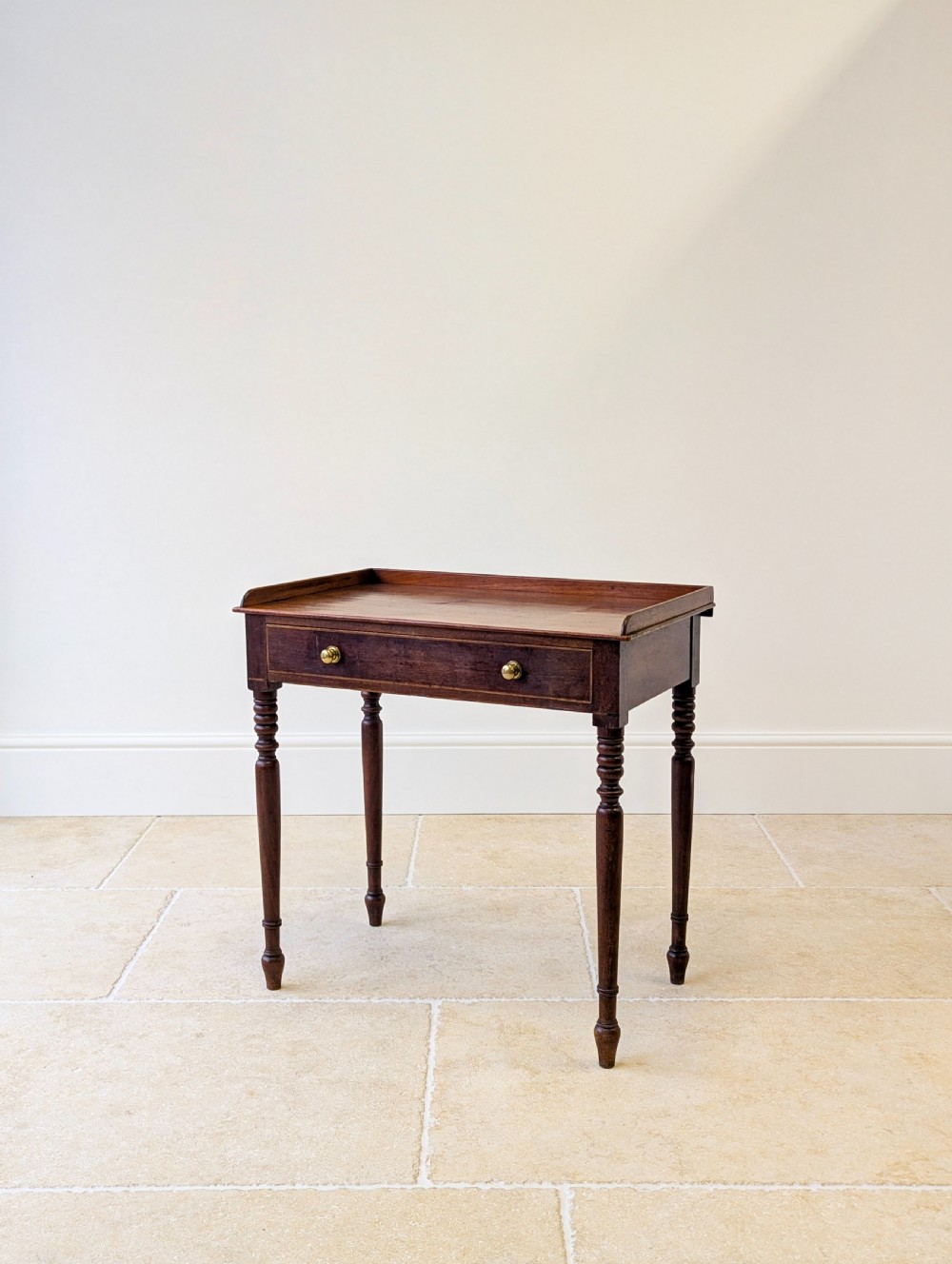 Antique Early Victorian Mahogany Writing Table c.1850 View XIII
