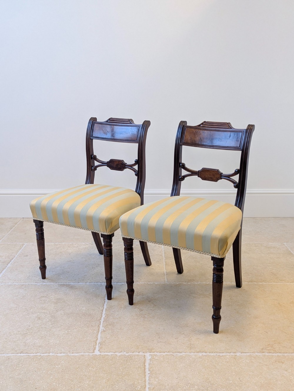 Set of Six Antique Regency Mahogany Dining Chairs c.1820 View VII