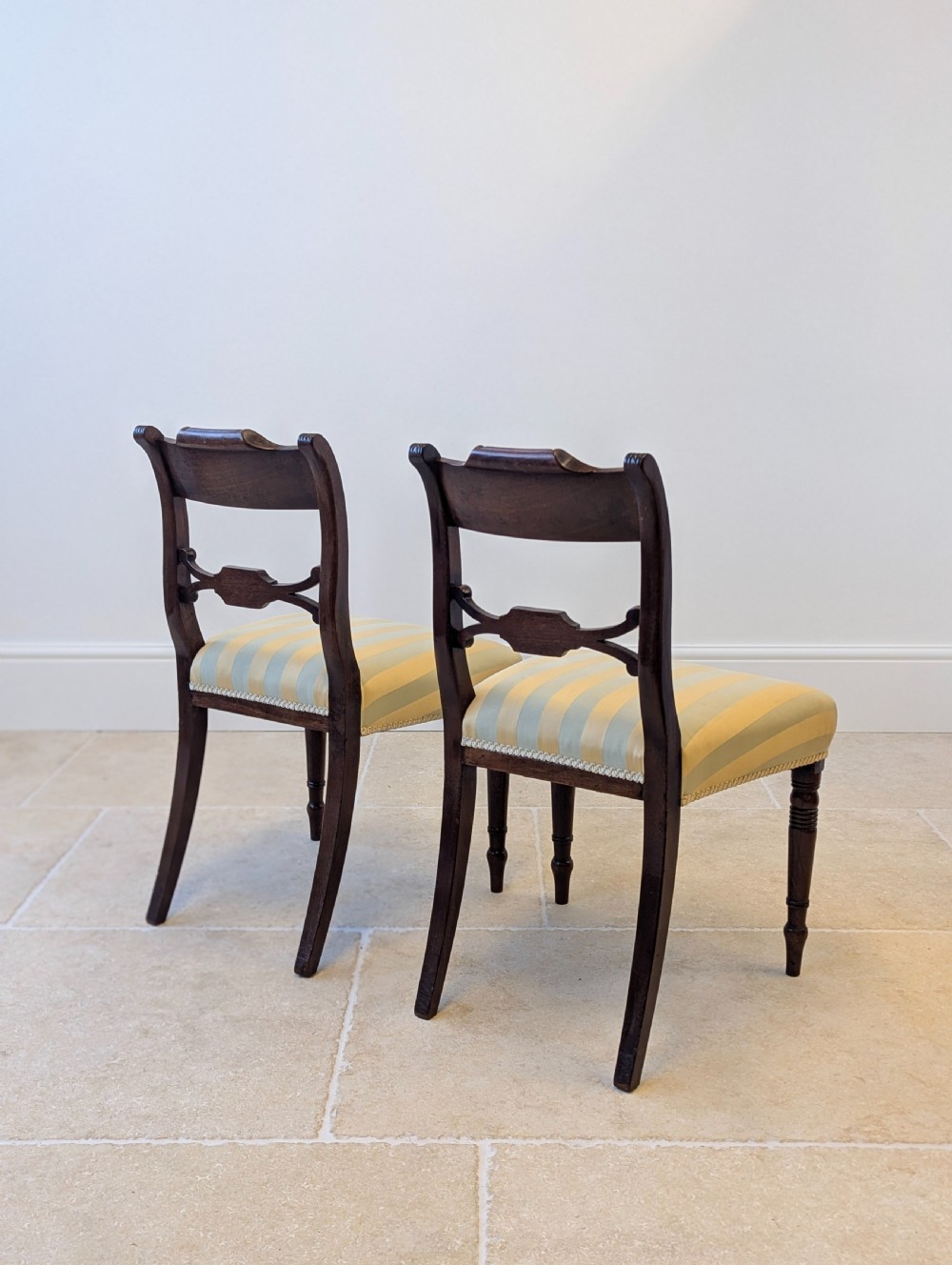 Set of Six Antique Regency Mahogany Dining Chairs c.1820 View IX