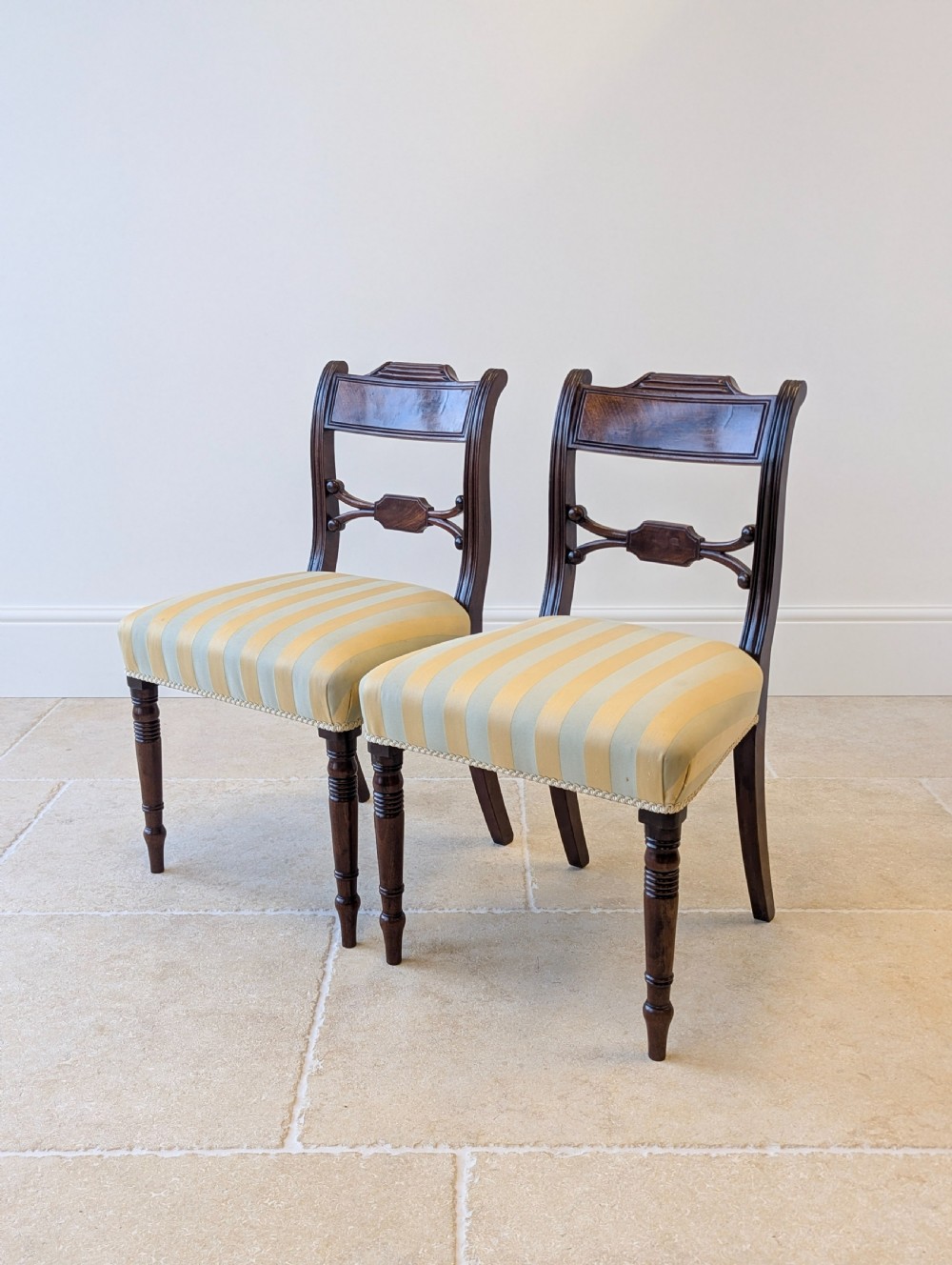 Set of Six Antique Regency Mahogany Dining Chairs c.1820 View XIII