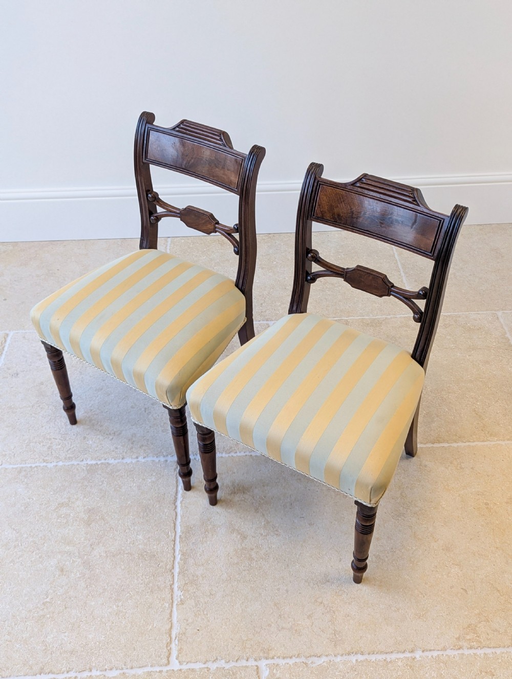 Set of Six Antique Regency Mahogany Dining Chairs c.1820 View XIV