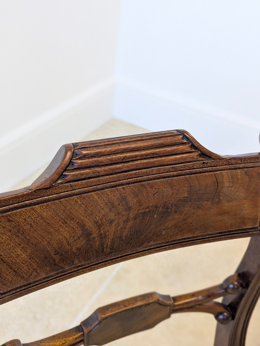 Set of Six Antique Regency Mahogany Dining Chairs c.1820 View XVI