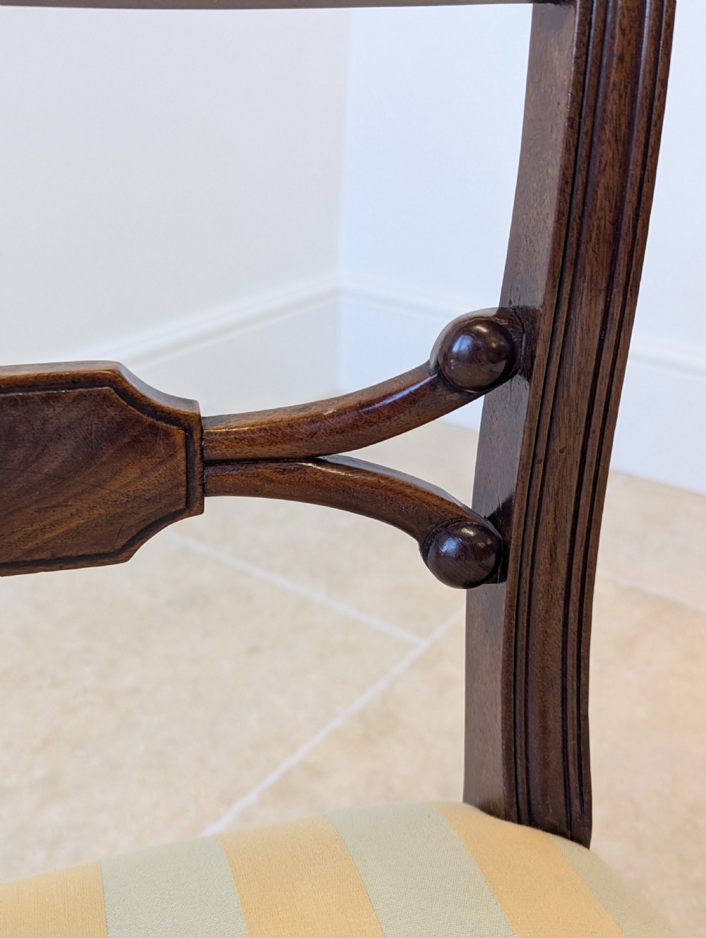 Set of Six Antique Regency Mahogany Dining Chairs c.1820 View XVII