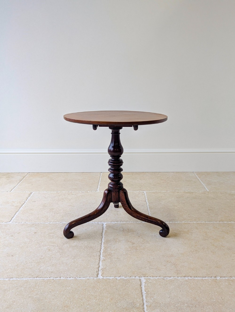 Antique Late Georgian Mahogany Tilt-Top Occasional Table c.1800 View XII