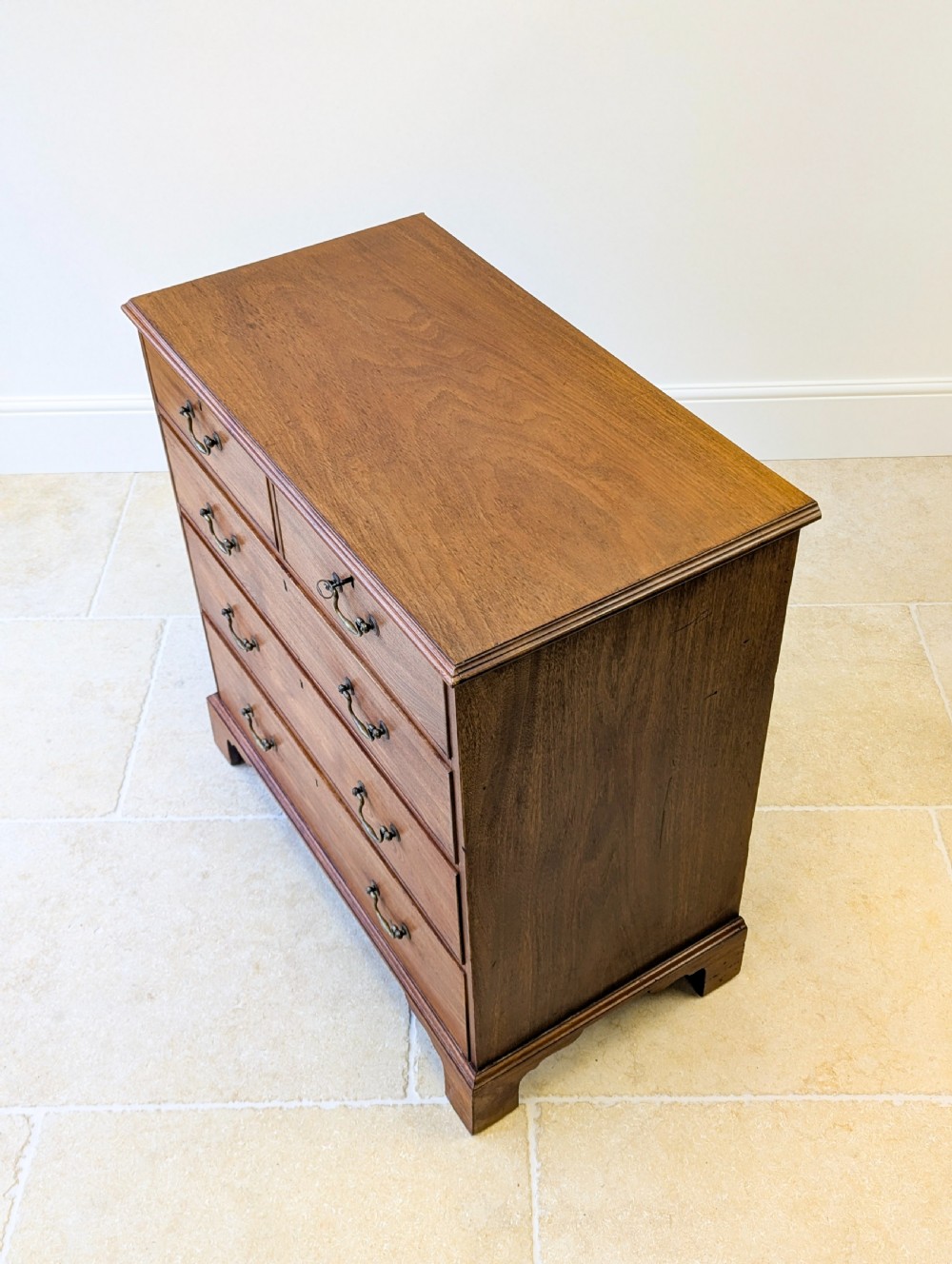 Antique Late Georgian Satin Birch Chest of Drawers c.1810 View VIII