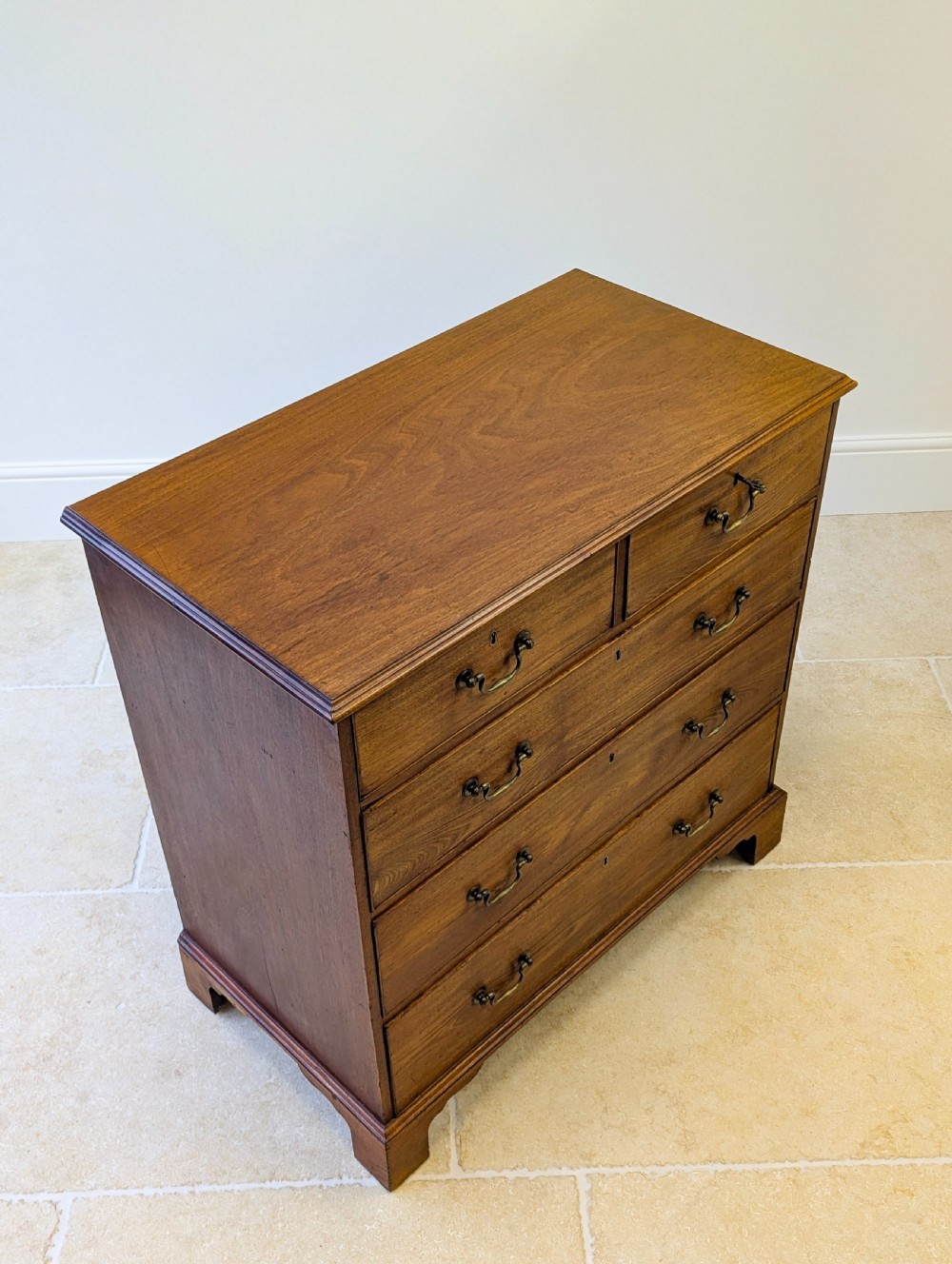 Antique Late Georgian Satin Birch Chest of Drawers c.1810 View X