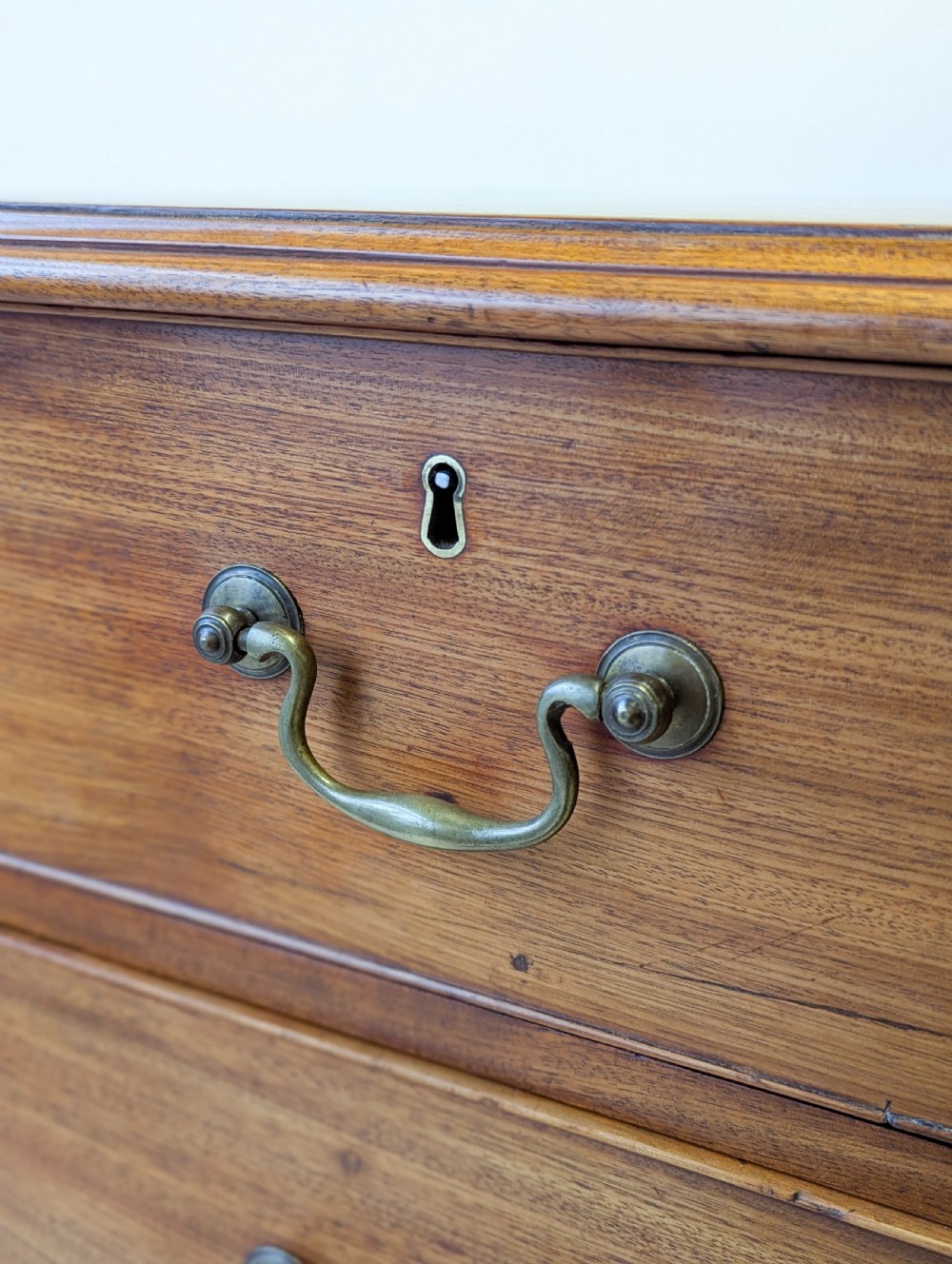 Antique Late Georgian Satin Birch Chest of Drawers c.1810 View XII