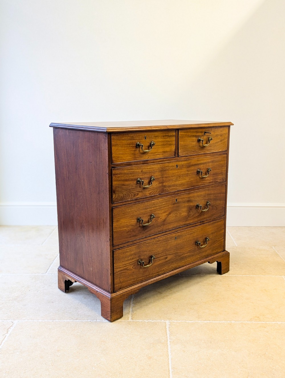 Antique Late Georgian Satin Birch Chest of Drawers c.1810 View XVI