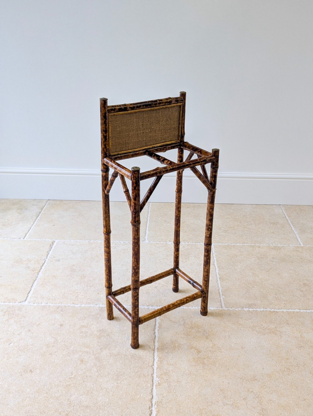 Antique Victorian Bamboo Stick Stand c.1880 View V