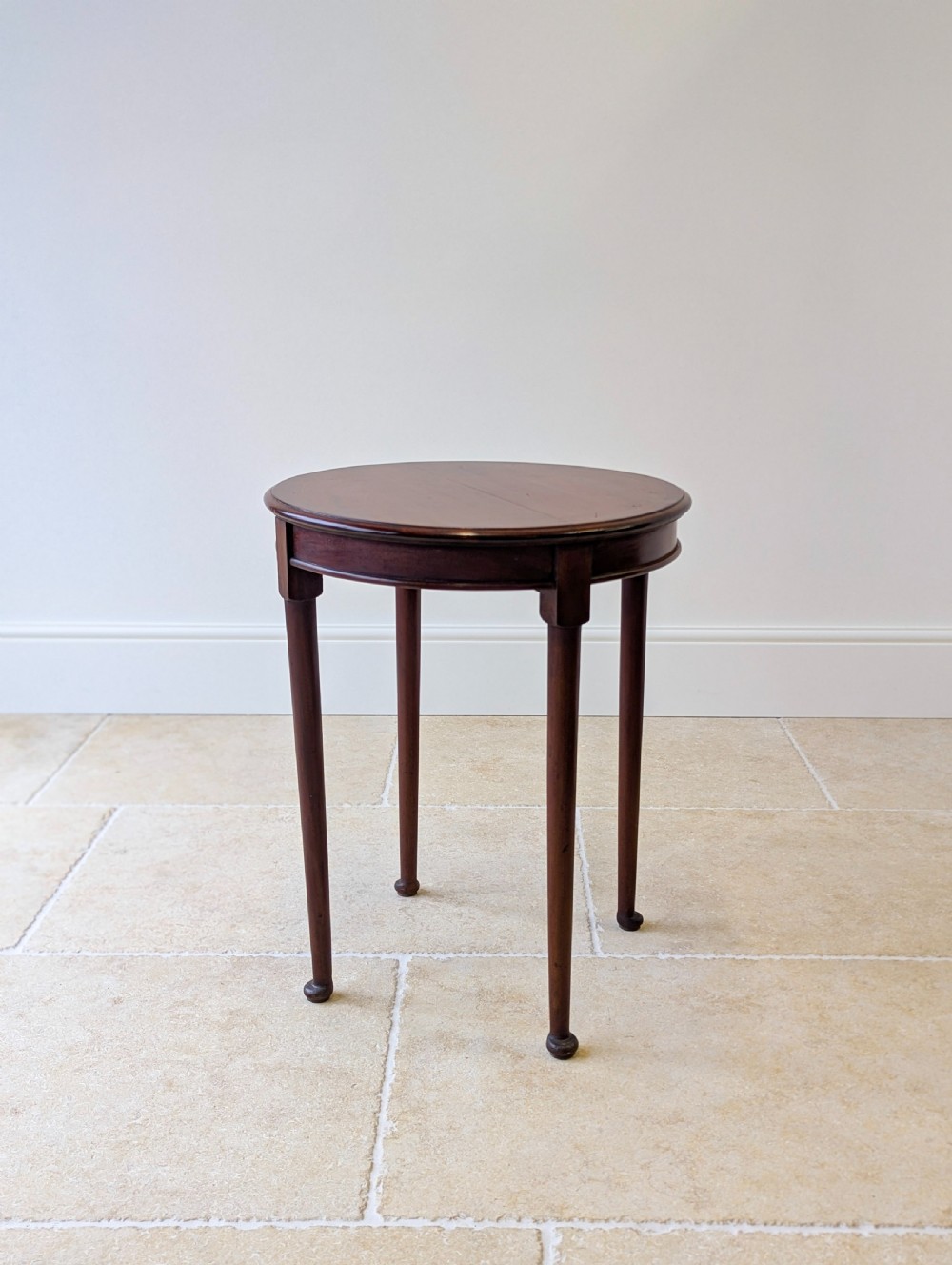 Antique Edwardian Mahogany Circular Occasional Table c.1910 View III