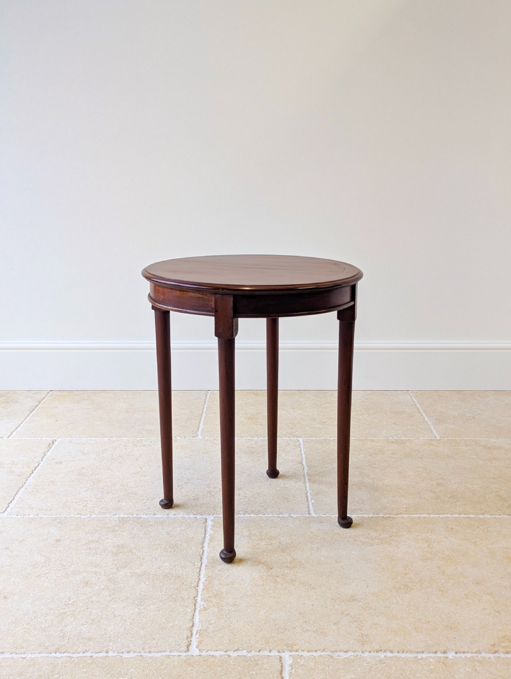 Antique Edwardian Mahogany Circular Occasional Table c.1910 View V