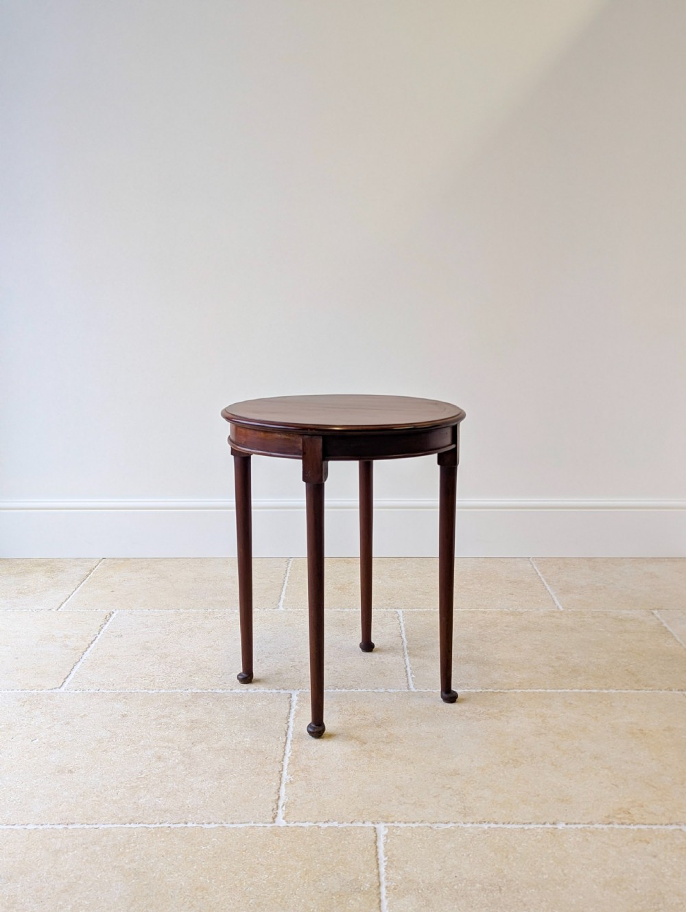 Antique Edwardian Mahogany Circular Occasional Table c.1910 View XI