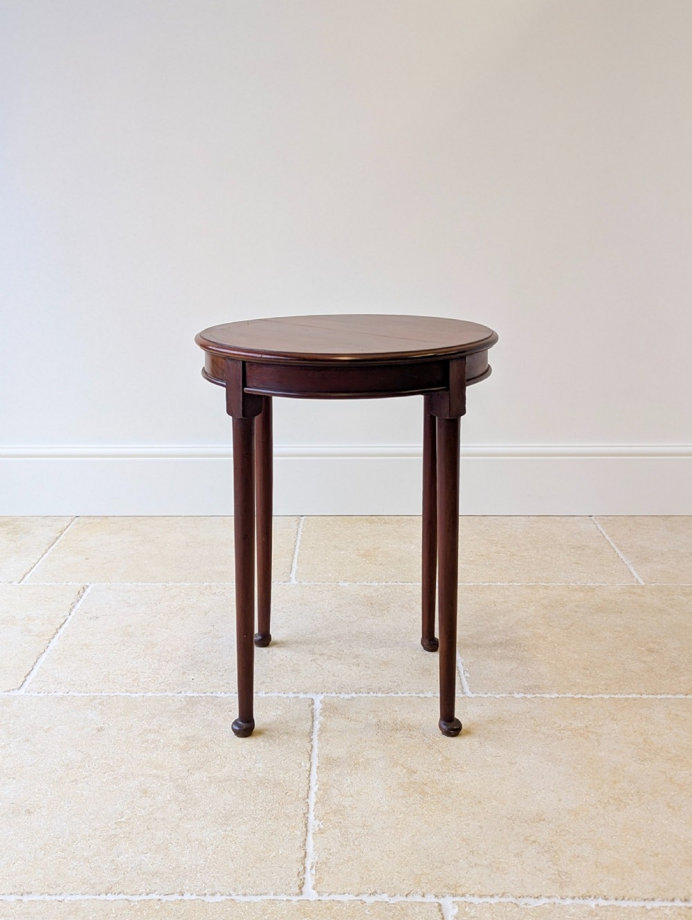 Antique Edwardian Mahogany Circular Occasional Table c.1910 View XIV