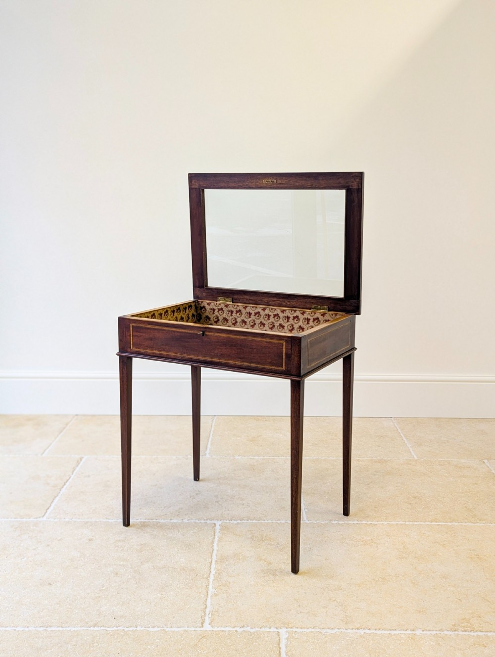 Antique Edwardian Mahogany Bijouterie Table c.1910 View II