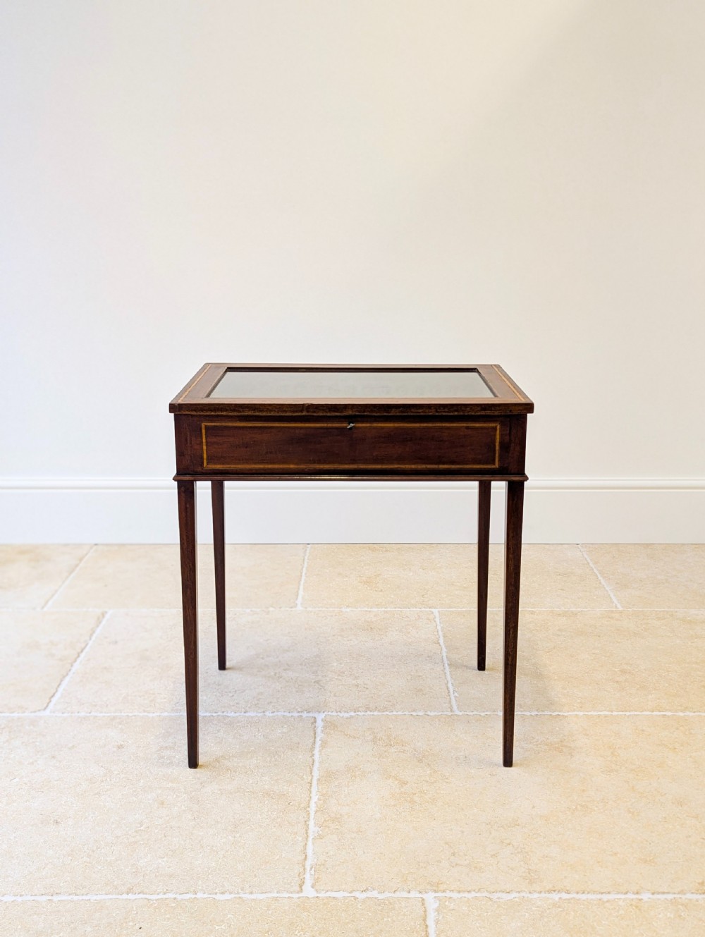 Antique Edwardian Mahogany Bijouterie Table c.1910 View V