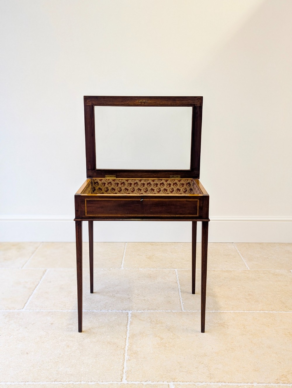 Antique Edwardian Mahogany Bijouterie Table c.1910 View X