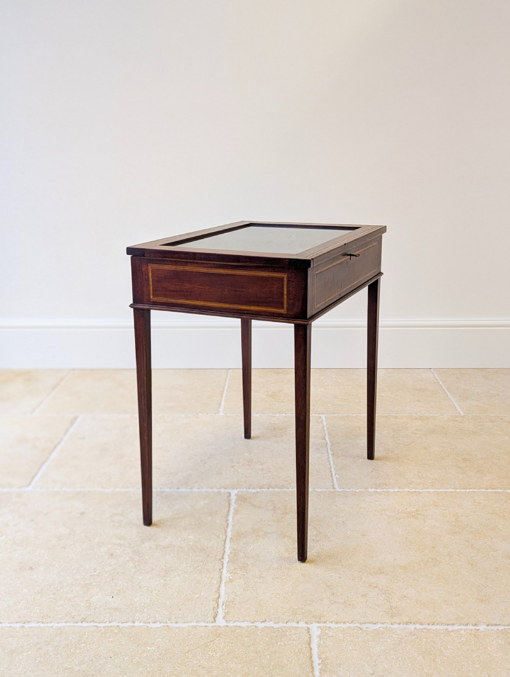 Antique Edwardian Mahogany Bijouterie Table c.1910 View XI
