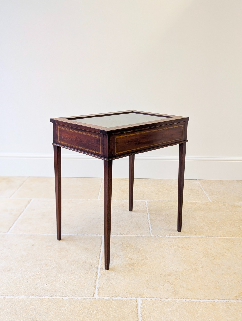 Antique Edwardian Mahogany Bijouterie Table c.1910 View XVI