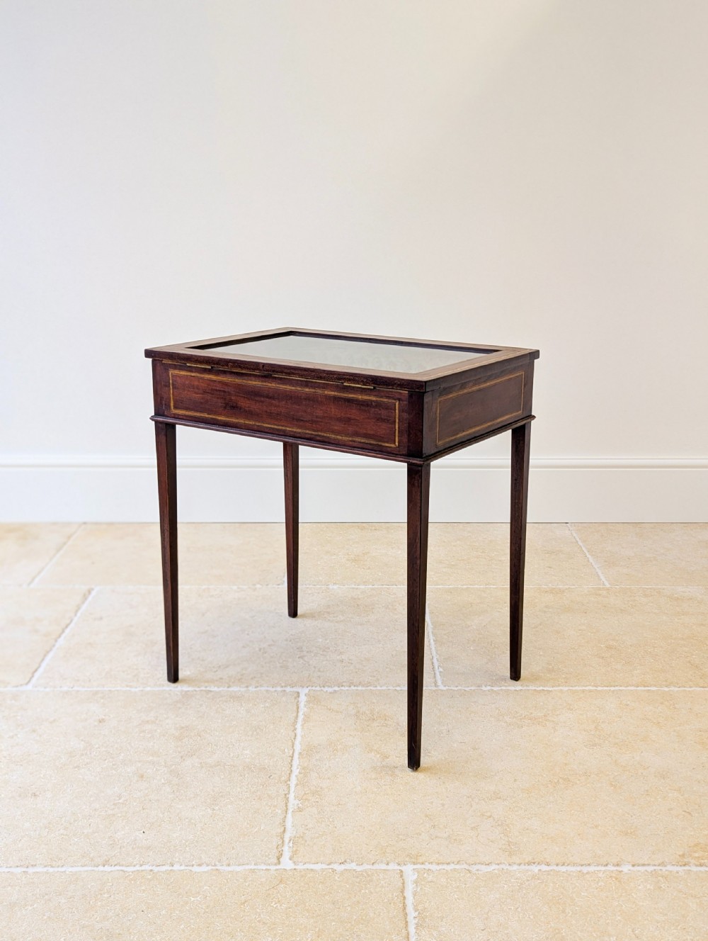 Antique Edwardian Mahogany Bijouterie Table c.1910 View XVII