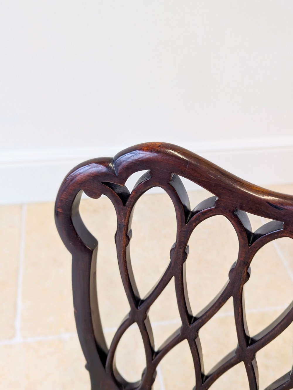 Antique Victorian Mahogany Side Chair c.1890 View IV