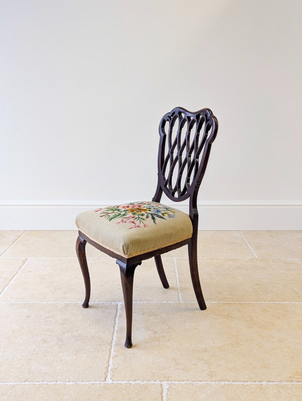 Antique Victorian Mahogany Side Chair c.1890 View VII