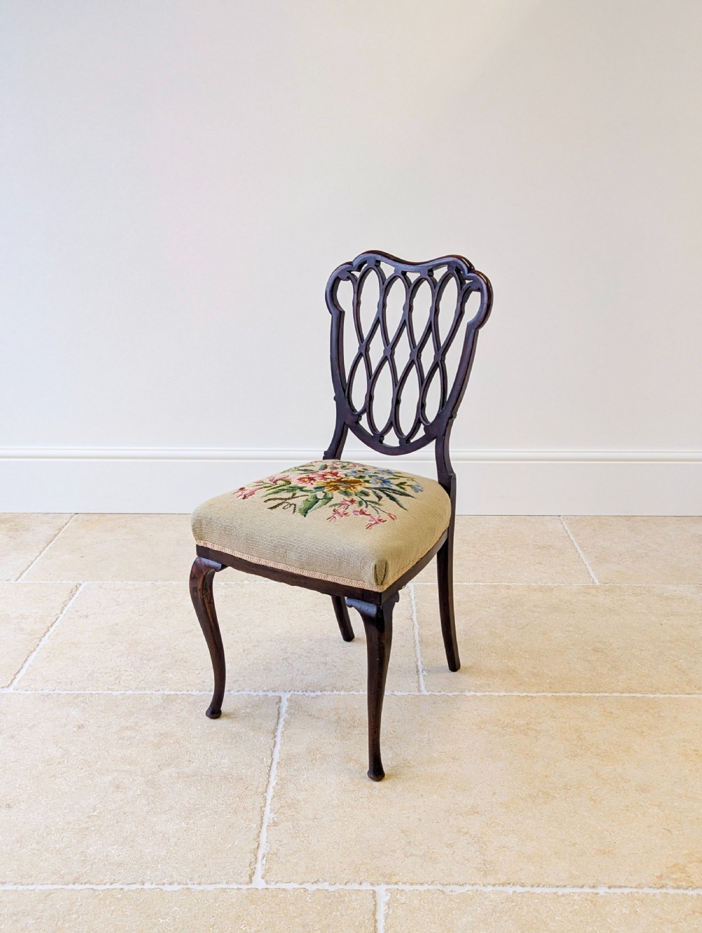 Antique Victorian Mahogany Side Chair c.1890 View VIII