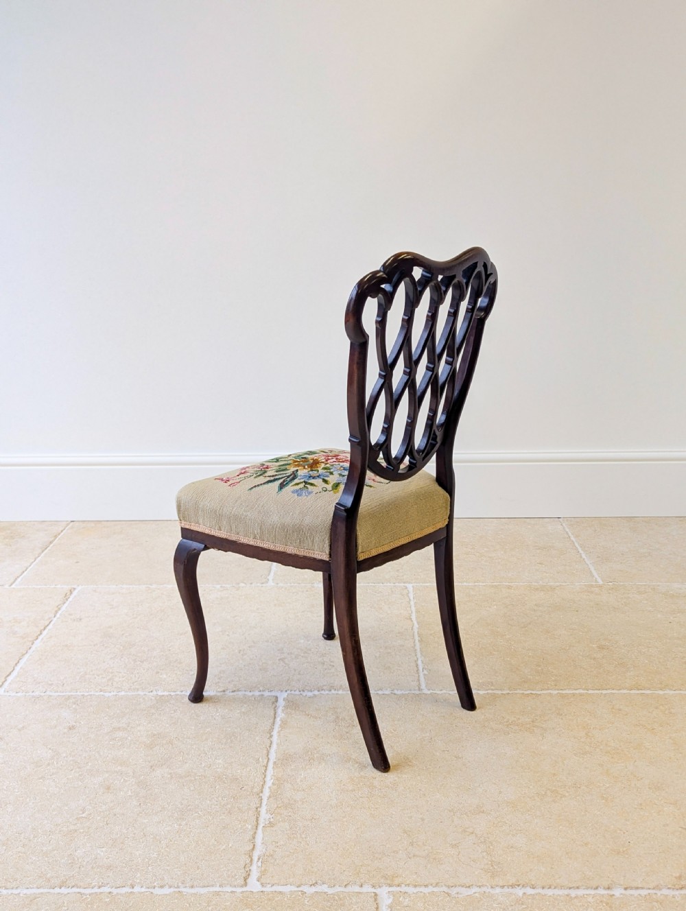 Antique Victorian Mahogany Side Chair c.1890 View XIII