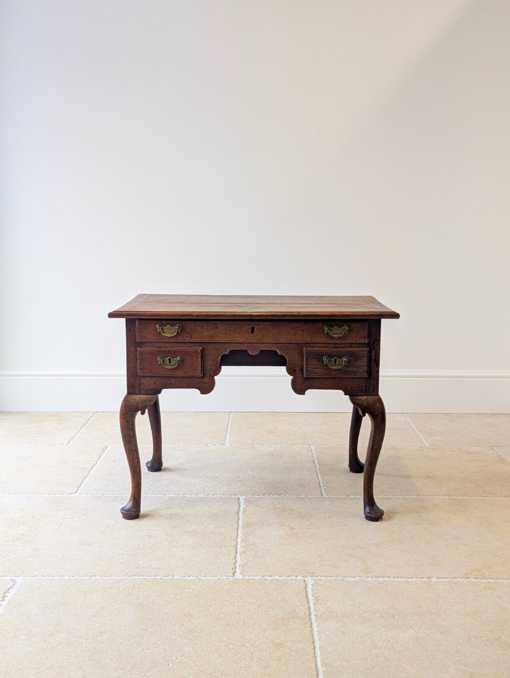 Antique 18th Century Georgian Oak Lowboy c.1750 View V
