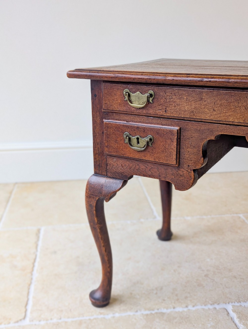 Antique 18th Century Georgian Oak Lowboy c.1750 View X