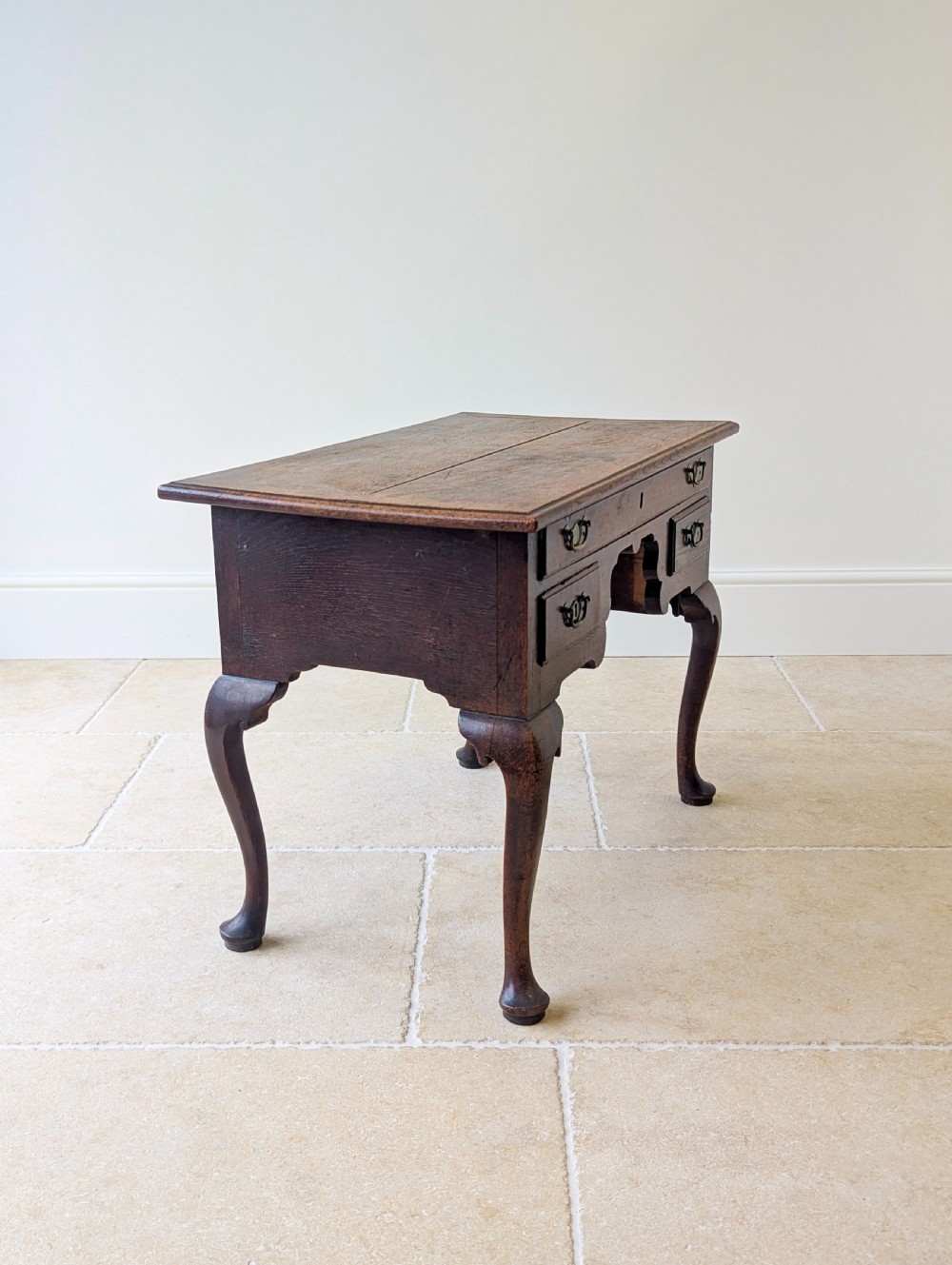 Antique 18th Century Georgian Oak Lowboy c.1750 View XIV