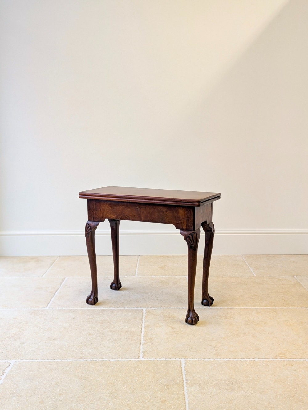 Antique Regency Mahogany Fold-Over Tea Table c.1810 View V