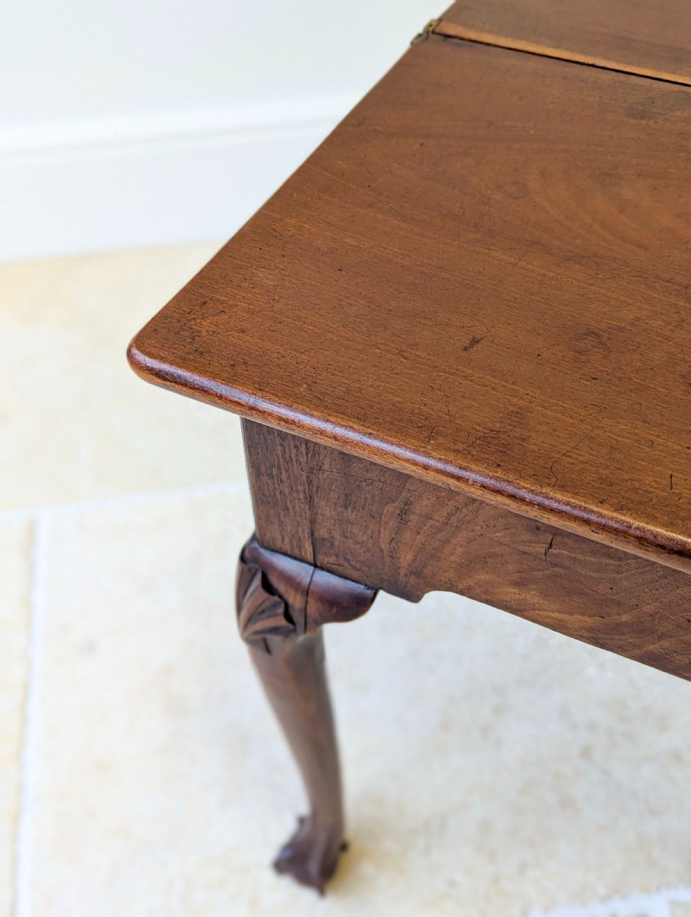Antique Regency Mahogany Fold-Over Tea Table c.1810 View IX