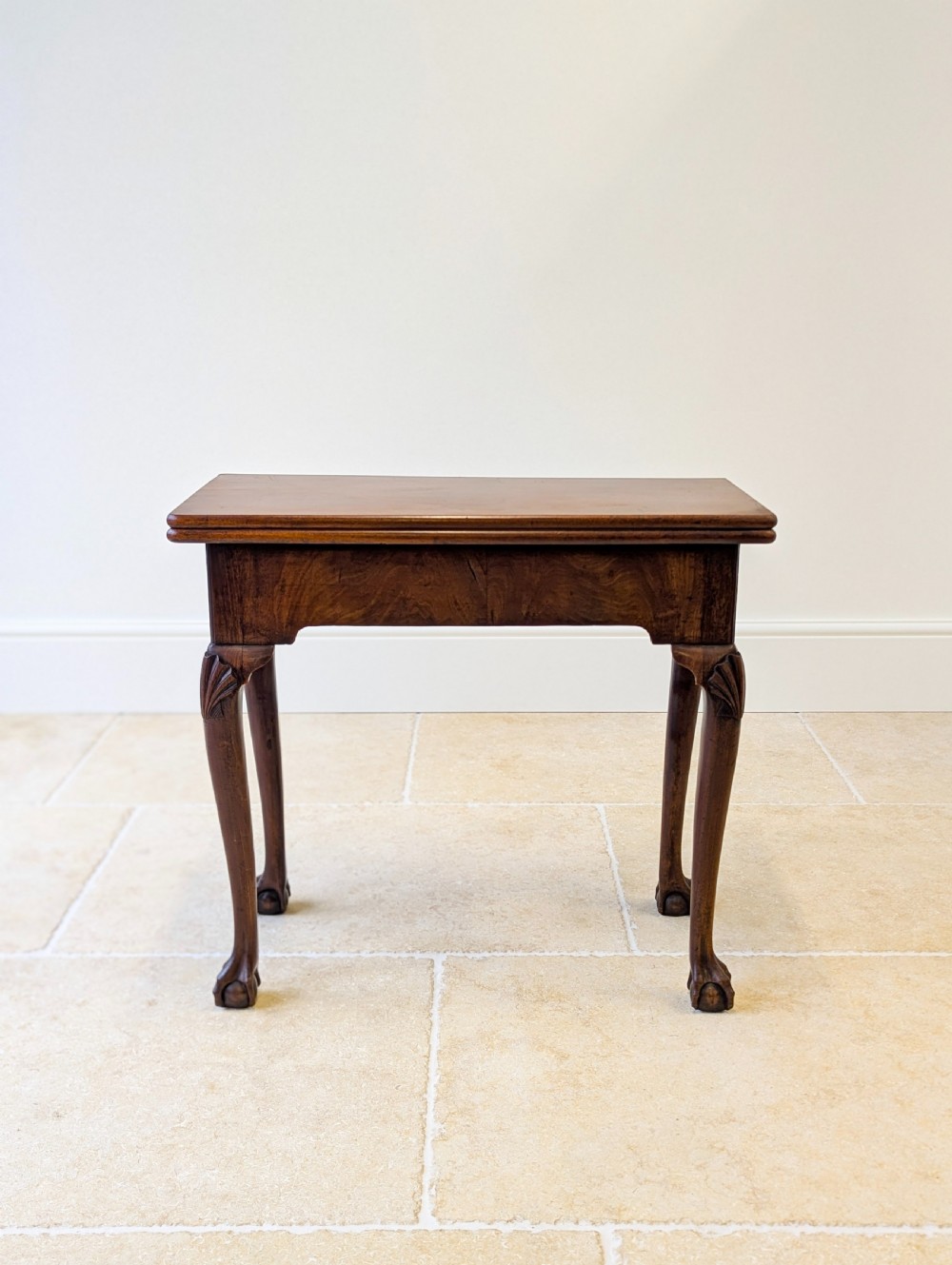 Antique Regency Mahogany Fold-Over Tea Table c.1810 View X