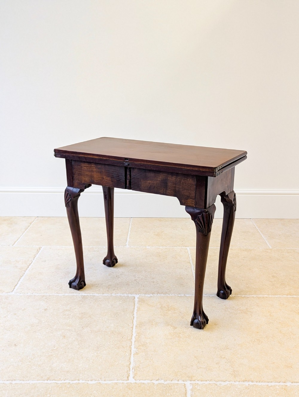 Antique Regency Mahogany Fold-Over Tea Table c.1810 View XII