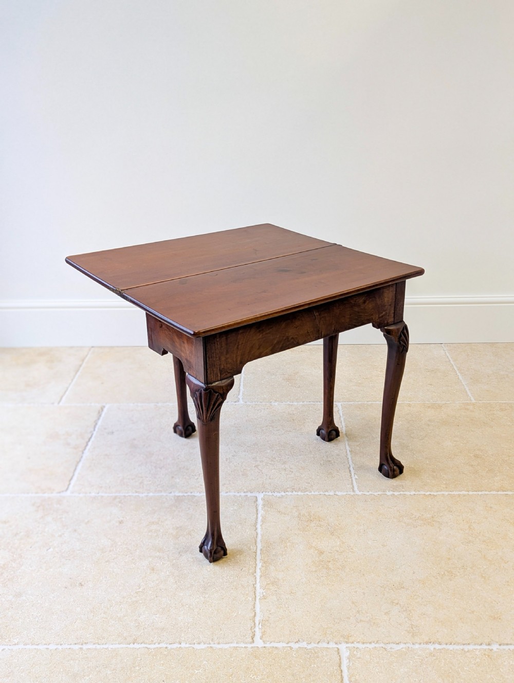 Antique Regency Mahogany Fold-Over Tea Table c.1810 View XIII