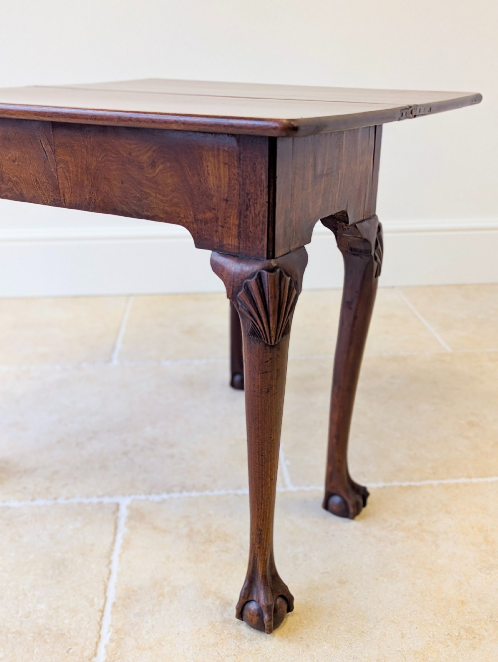 Antique Regency Mahogany Fold-Over Tea Table c.1810 View XIX