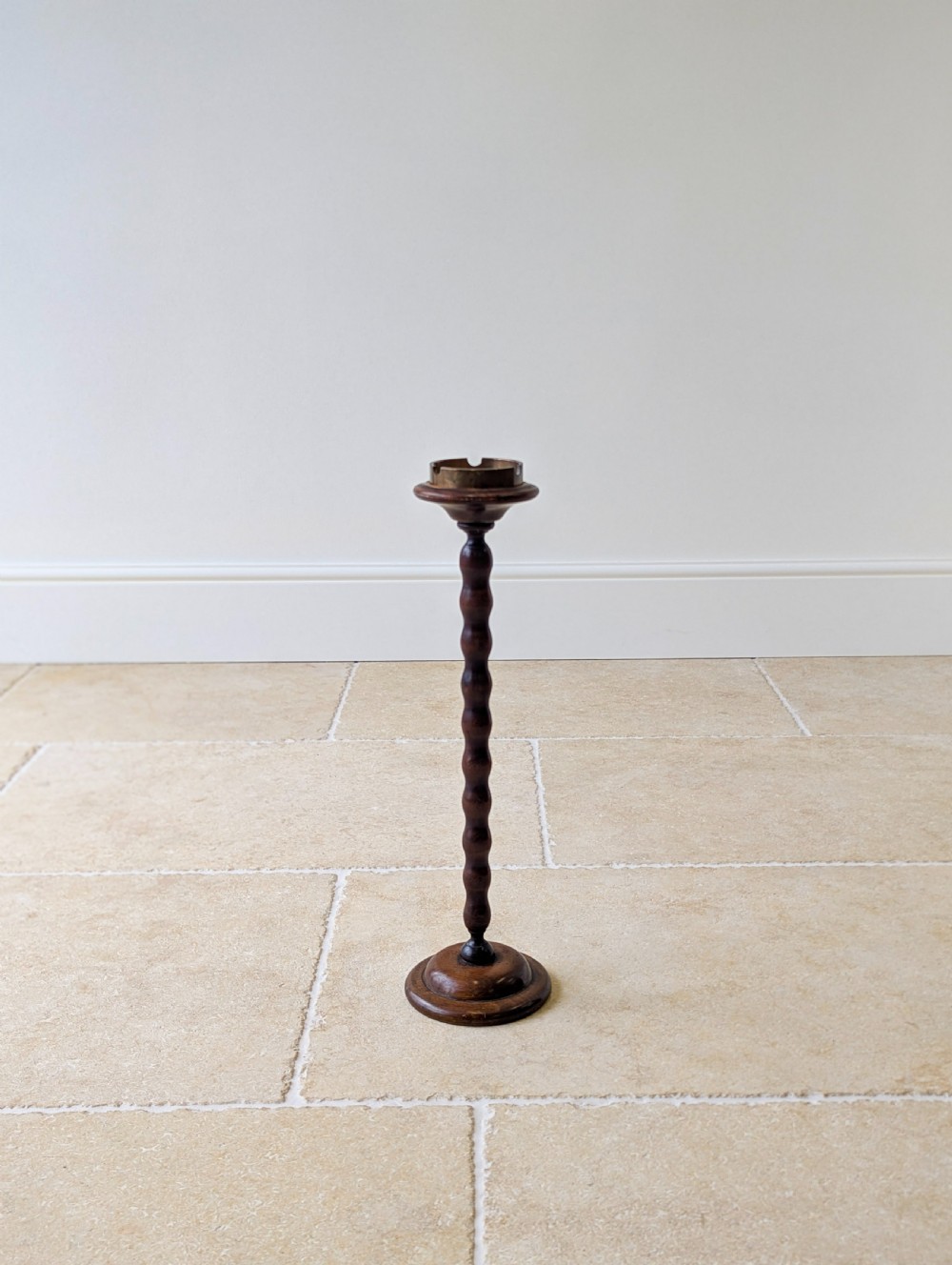 Antique Edwardian Walnut Smoking Stand c.1910 View III