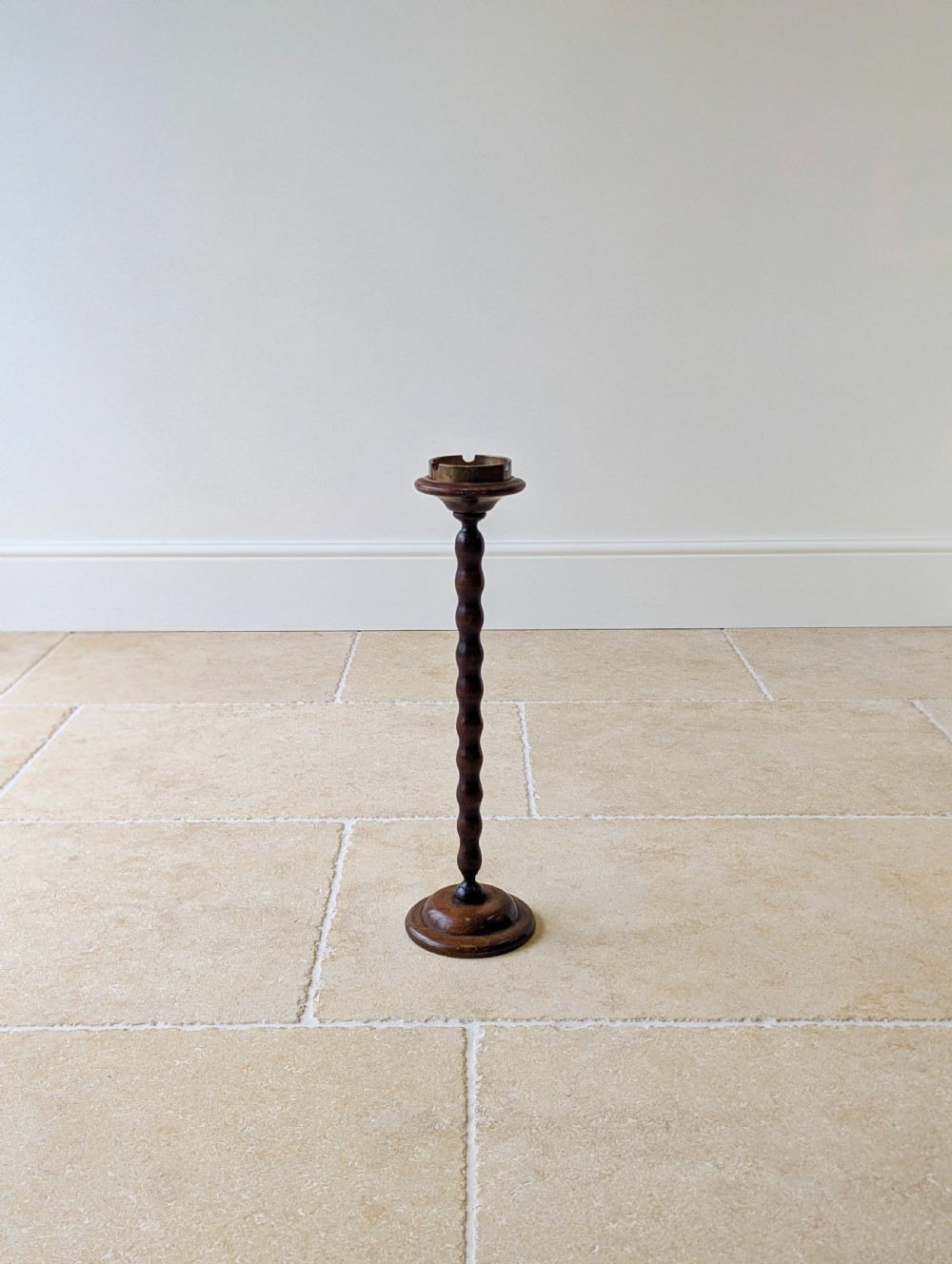 Antique Edwardian Walnut Smoking Stand c.1910 View V