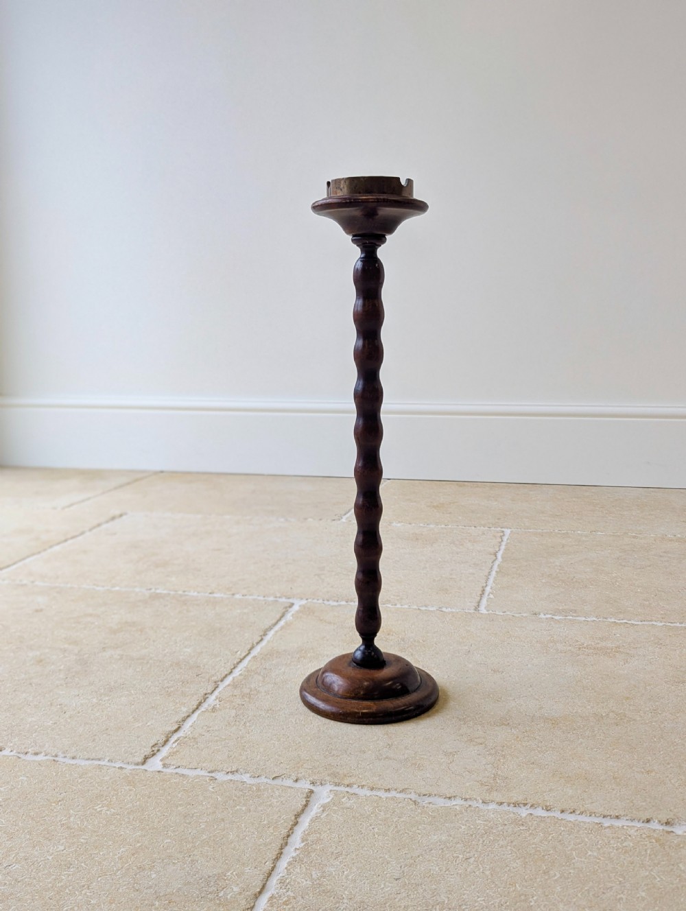 Antique Edwardian Walnut Smoking Stand c.1910 View VII