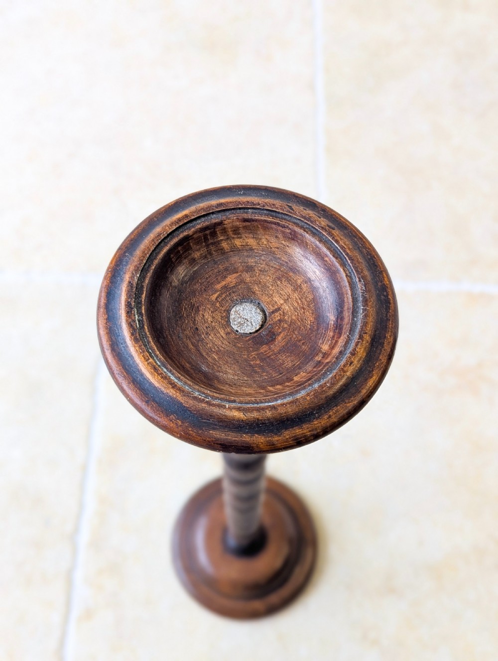 Antique Edwardian Walnut Smoking Stand c.1910 View VIII