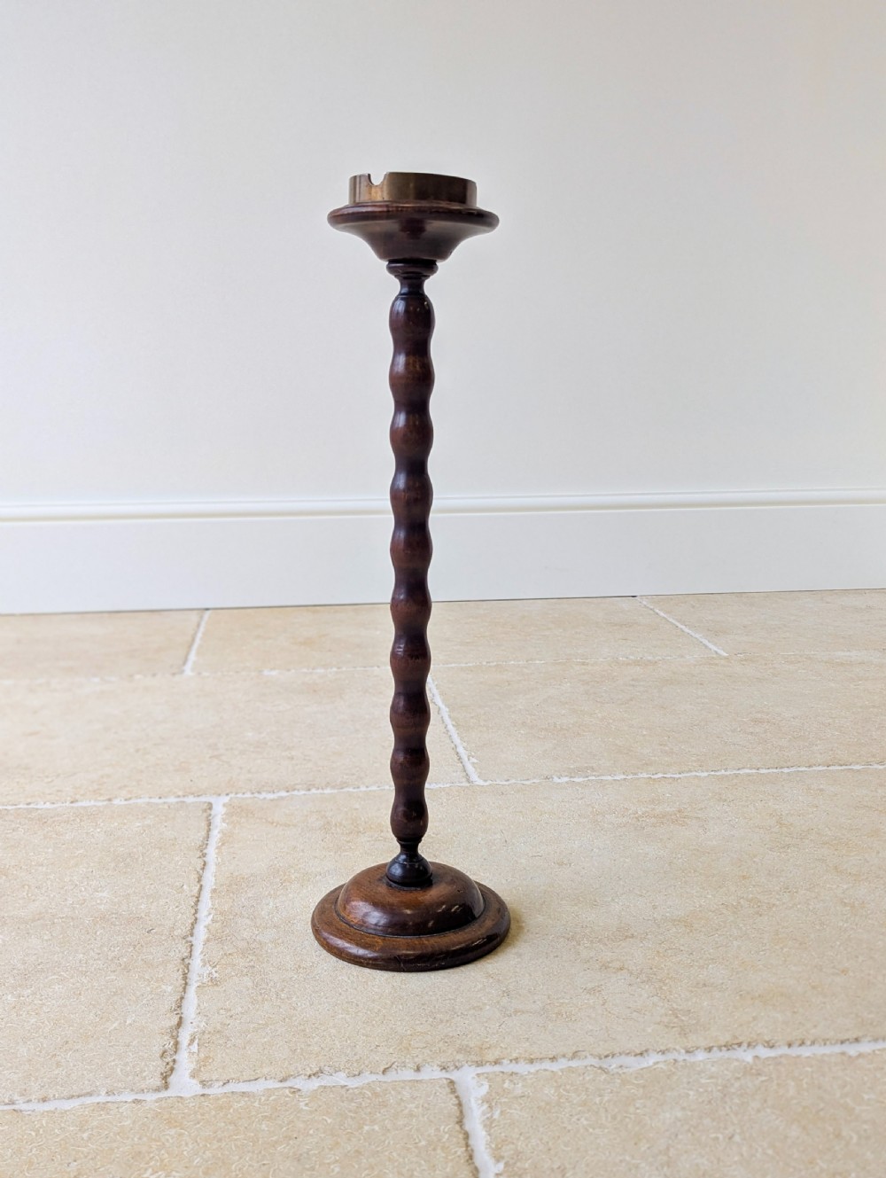 Antique Edwardian Walnut Smoking Stand c.1910 View XI