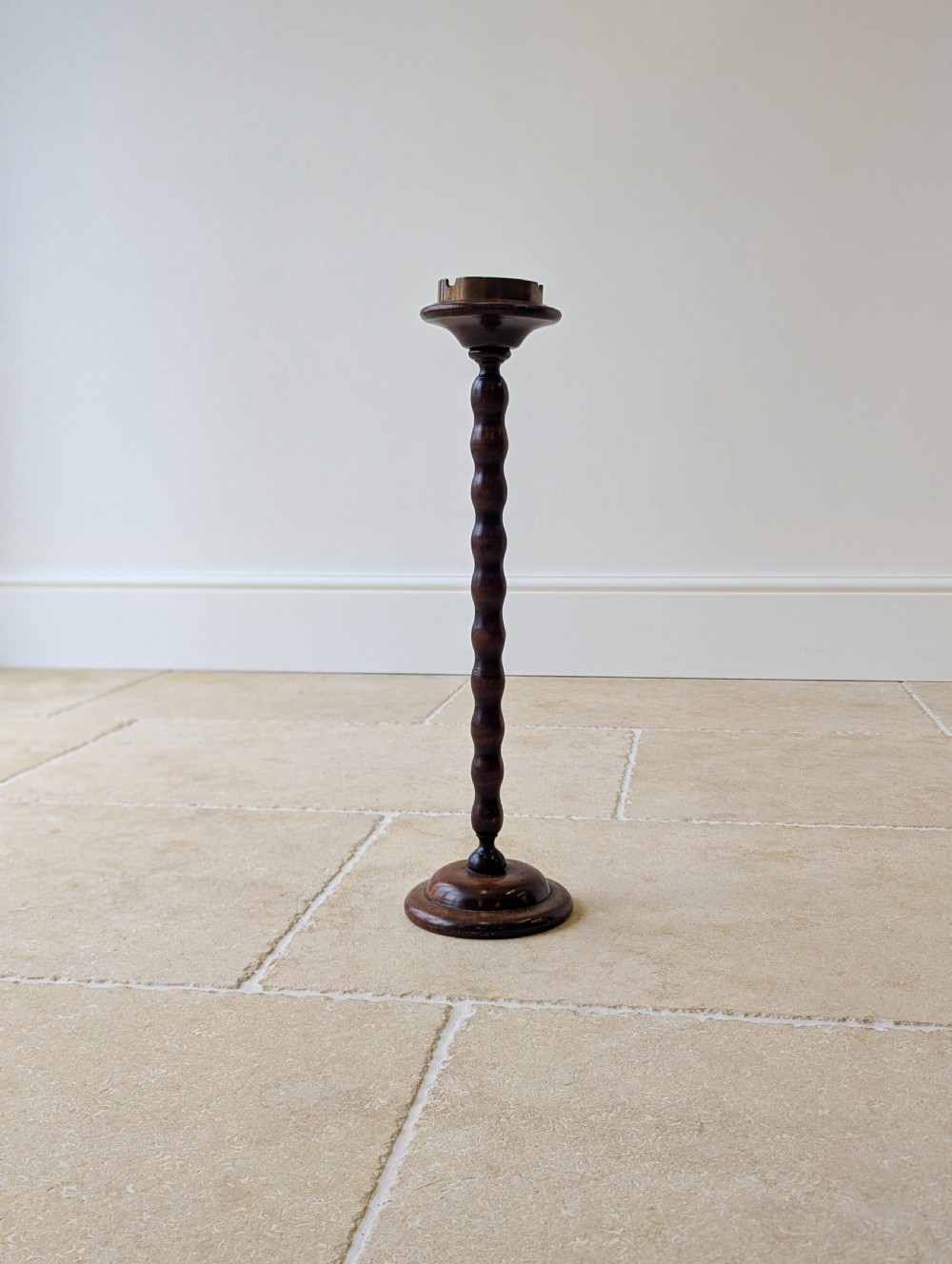 Antique Edwardian Walnut Smoking Stand c.1910 View XIII