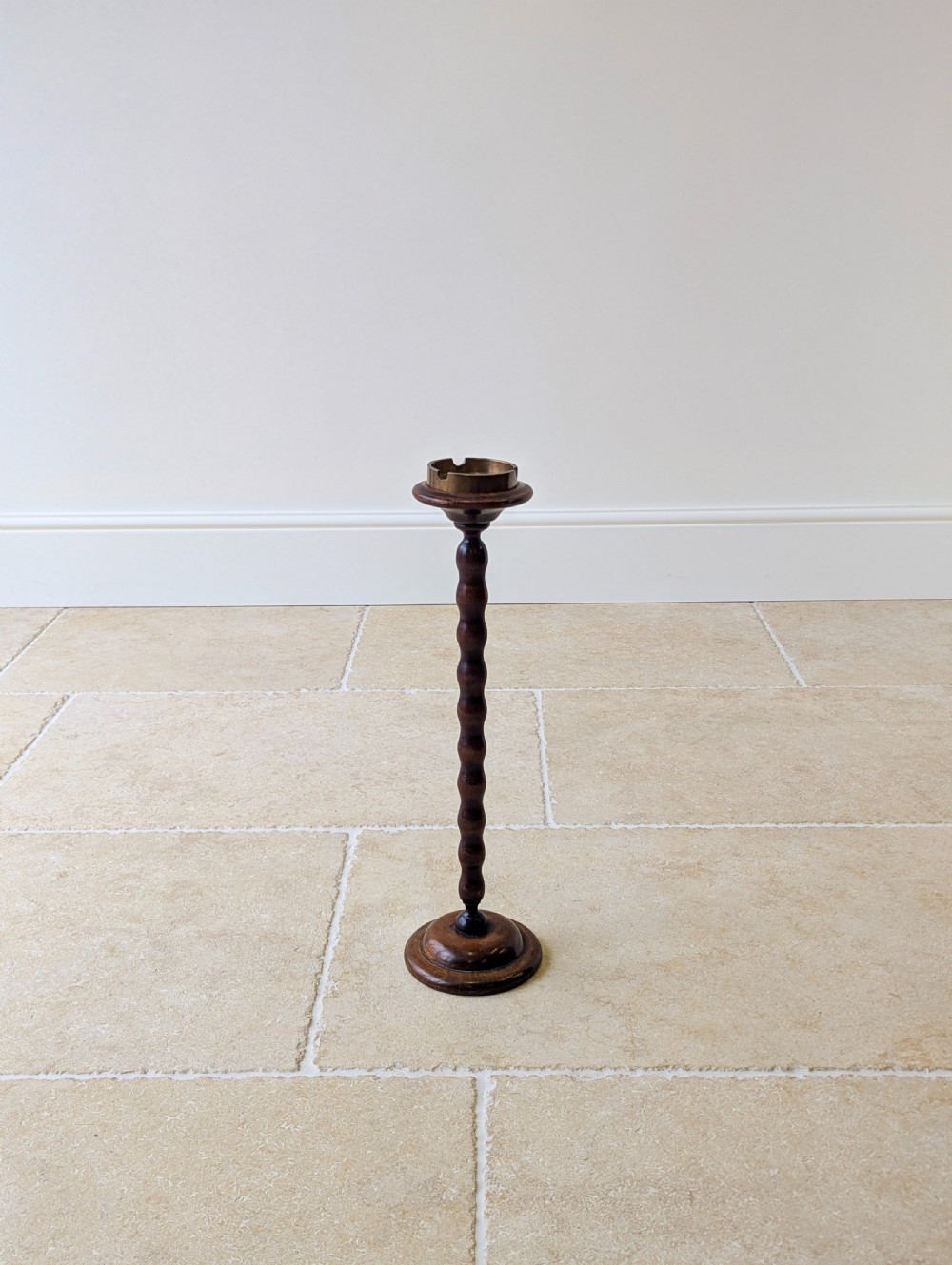 Antique Edwardian Walnut Smoking Stand c.1910 View XVI