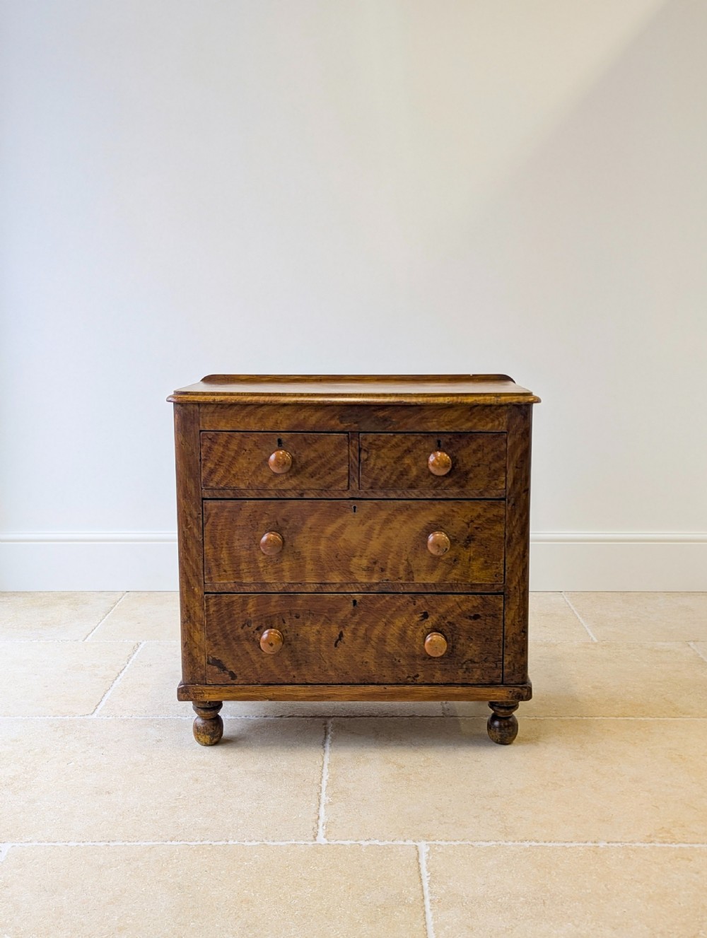 Antique Victorian Scumbled Pine Chest of Drawers c.1860 View II