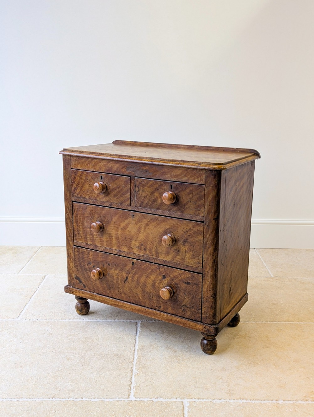 Antique Victorian Scumbled Pine Chest of Drawers c.1860 View IV