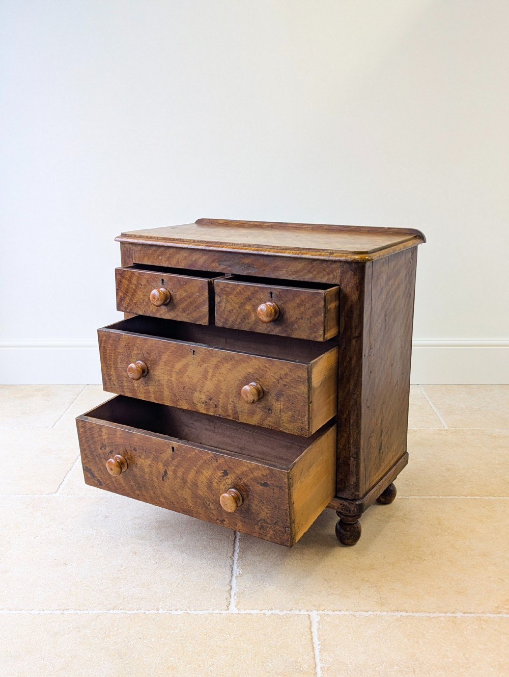 Antique Victorian Scumbled Pine Chest of Drawers c.1860 View VI