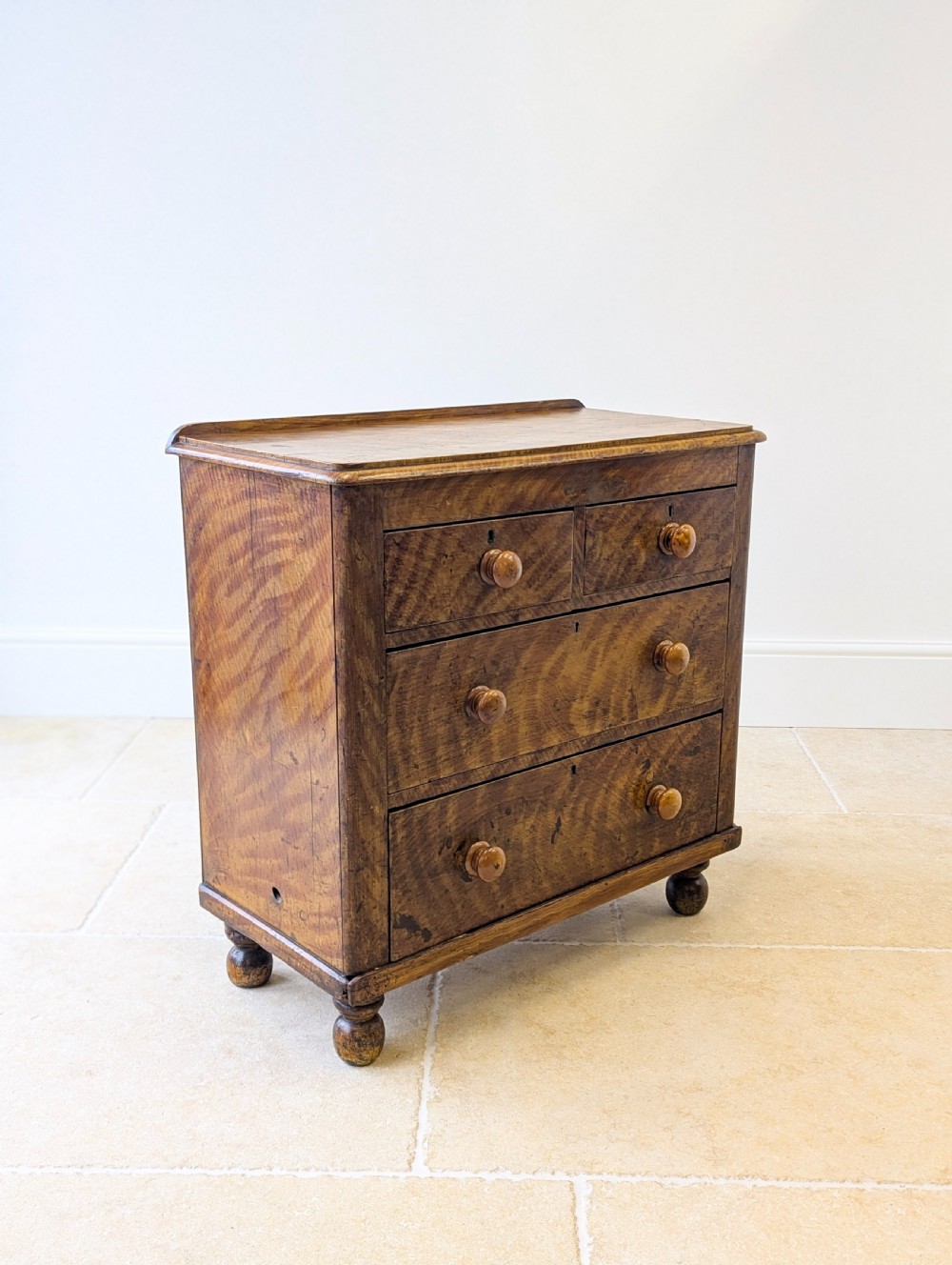 Antique Victorian Scumbled Pine Chest of Drawers c.1860 View IX