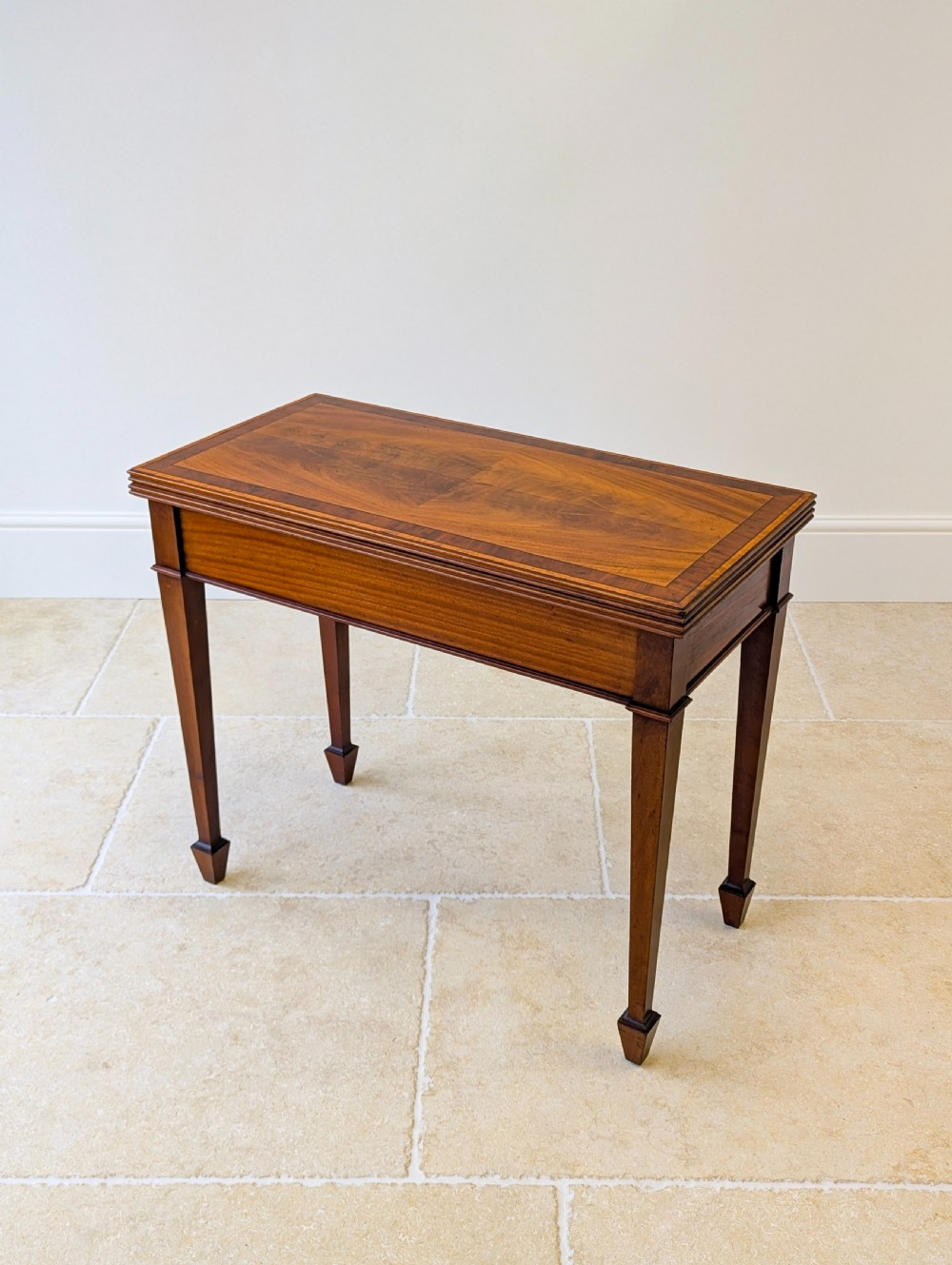 Antique Victorian Mahogany Card Table c.1890