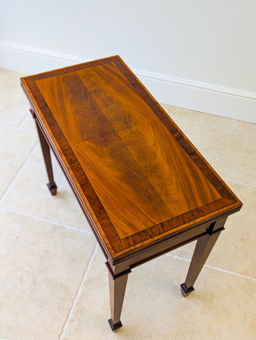 Antique Victorian Mahogany Card Table c.1890 View III
