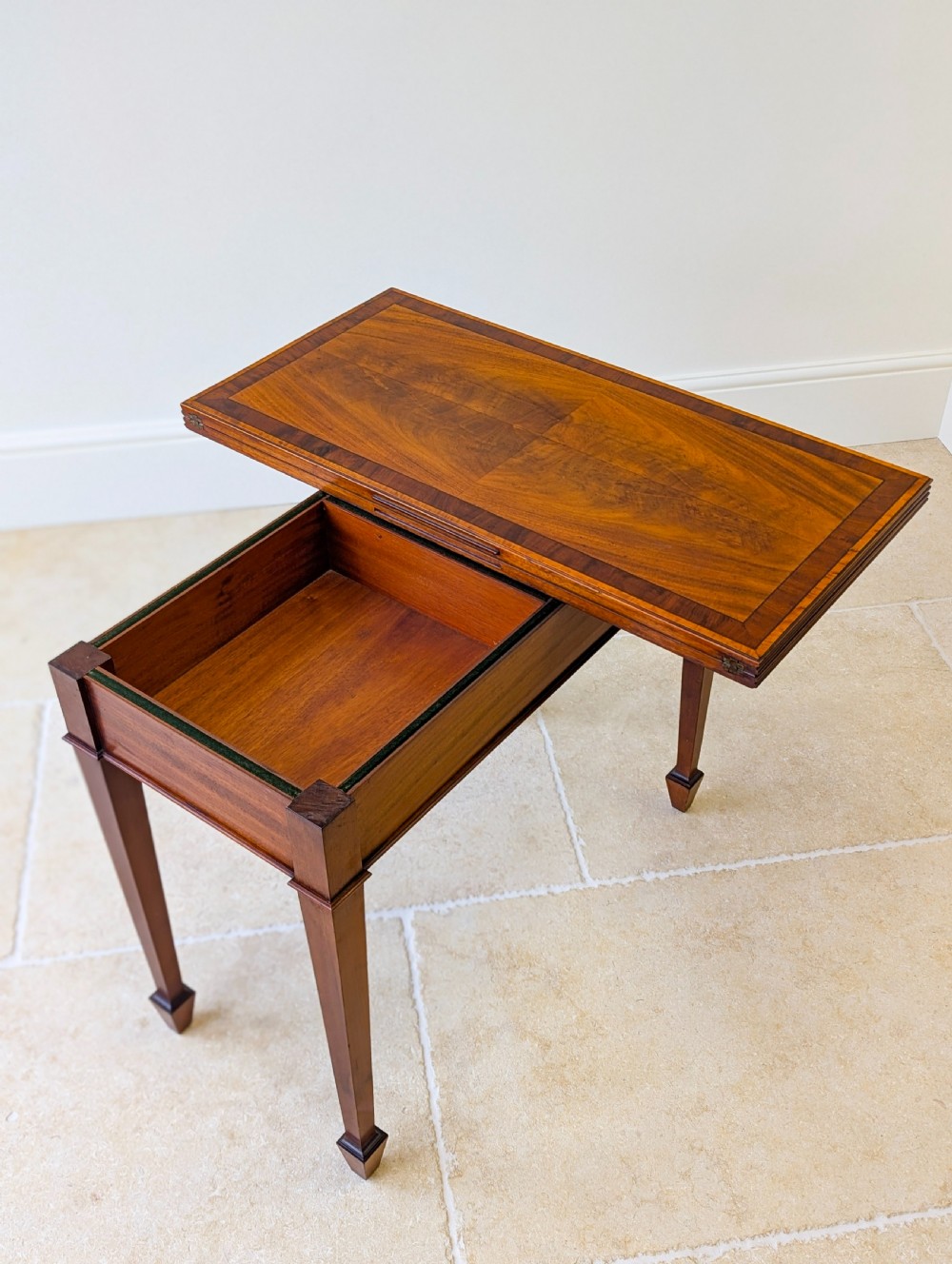 Antique Victorian Mahogany Card Table c.1890 View X